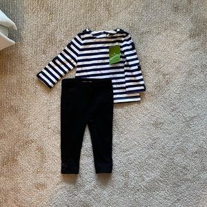 Kate spade 6 month long sleeve pant set